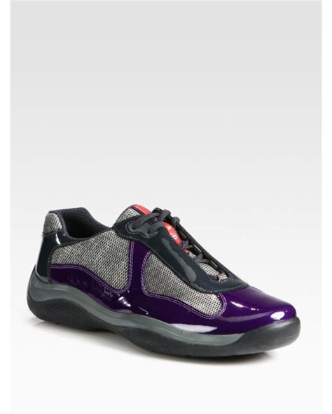 prada purple trainers|prada white tennis shoes.